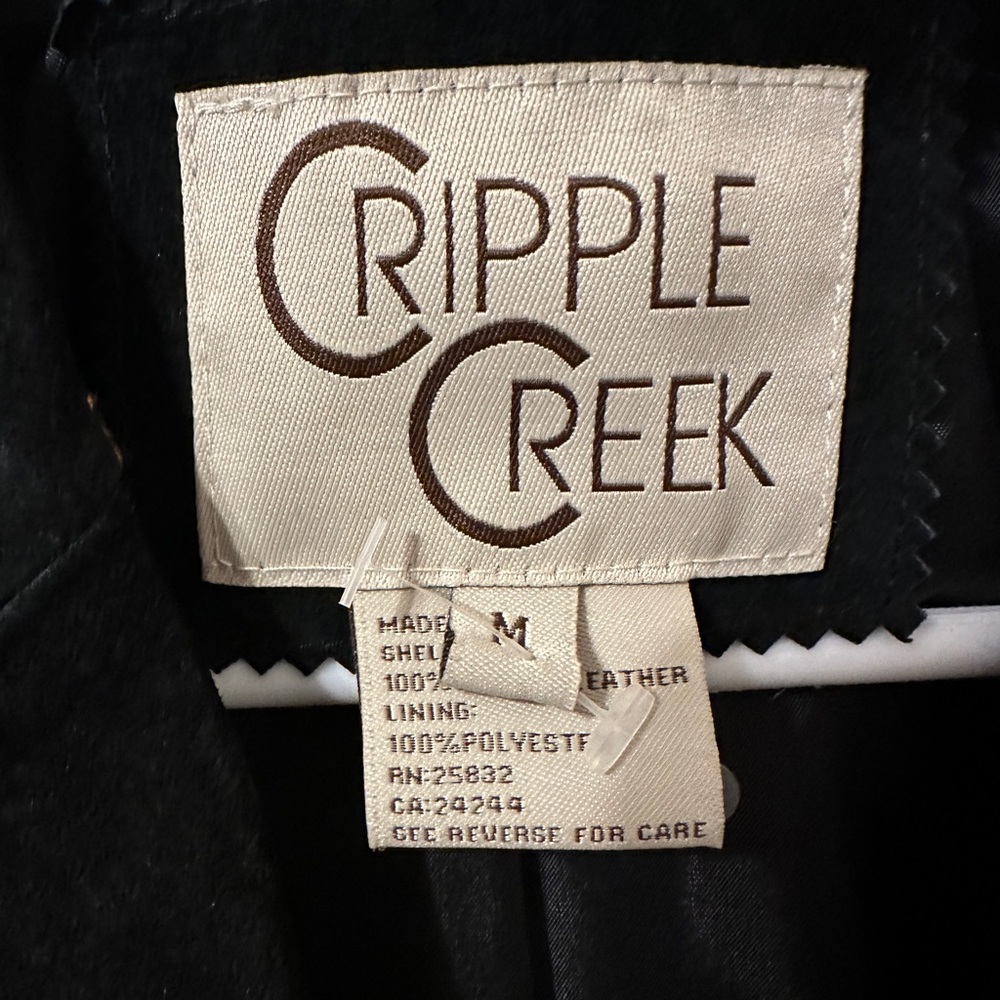 Cripple Creek Leather Western Jacket Size M - Picture 2 of 6